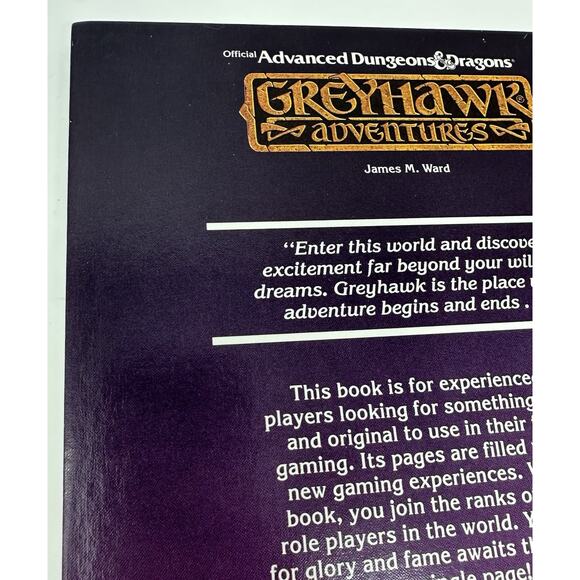 Advanced Dungeons & Dragons Greyhawk Adventures TSR (1988) #2023 AD&D - Picture 8 of 11